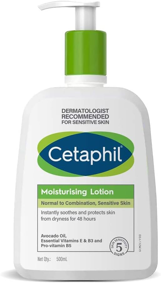 "Cetaphil Moisturizing Lotion 500ml – Daily Hydration for Sensitive & Dry Skin"