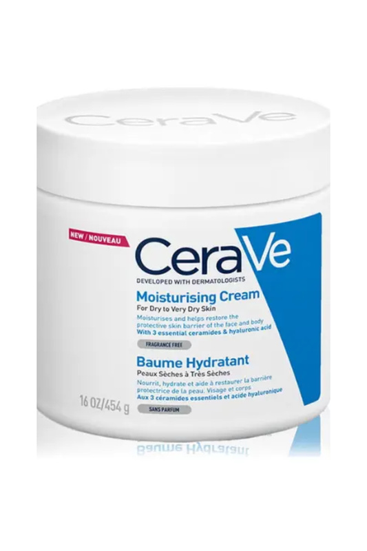 andbeautycare - CeraVe Moisturizing Cream for Body & Face – 48-Hour Hydration, 454g